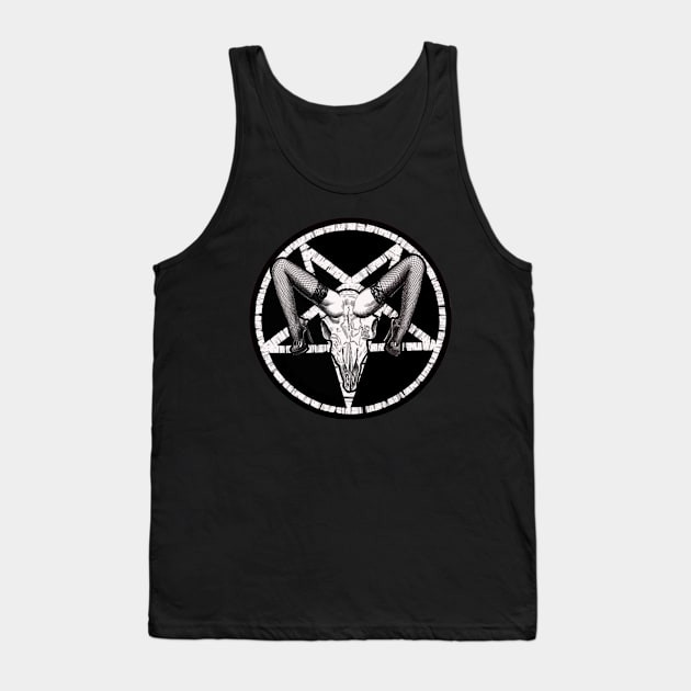 Pentagram Tank Top by justalanproductions